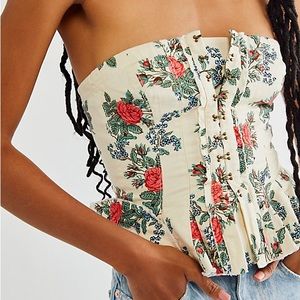 FREE PEOPLE corset top